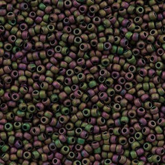 50g Toho Round Seed Beads 11/0 Opaque Matte Violet Iris (709)