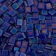 Miyuki Tila Seed Bead Transparent Matte Cobalt AB 7g Tube (151FR)