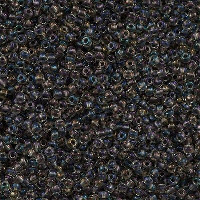 Toho Round Seed Bead 11/0 Inside Color Lined Gray 2.5-inch Tube (266)