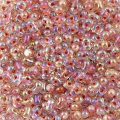 Miyuki Berry Seed Bead Inside Color Lined Salmon AB 22g Tube (275)