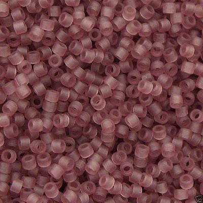 Miyuki Delica Seed Bead 11/0 Matte Transparent Lilac 7g Tube DB765