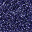 Miyuki Delica Seed Bead 11/0 Inside Dyed Color Dark Purple 2-inch Tube DB923