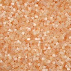 Miyuki Delica Seed Bead 11/0 Pale Apricot Silk 2-inch Tube DB821