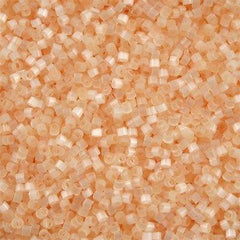 25g Miyuki Delica Seed Bead 11/0 Pale Apricot Silk DB821