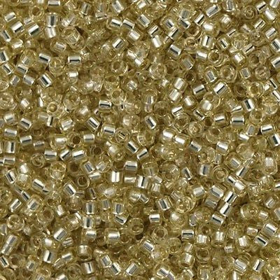 Miyuki Delica Seed Bead 11/0 Silver Lined Crystal Glazed Lemonade 7g Tube DB1432