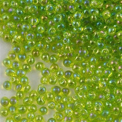 Miyuki Drop Fringe Seed Beads Clear Lime AB 24g Tube (258)