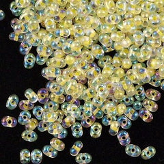 Miyuki Berry Seed Bead Inside Color Lined Light Yellow AB 22g Tube (273)