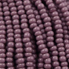 Czech Seed Bead Opaque Purple 1/2 Hank 11/0 (23020)