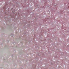 Miyuki Long Magatama Seed Bead Transparent Light Pink 15g (3508)