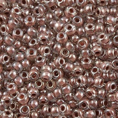 Miyuki Round Seed Bead 6/0 Inside Color Lined Mocha 20g Tube (224)