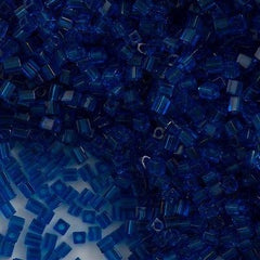 Miyuki 3mm Cube Seed Bead Transparent Capri 15g (149)
