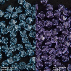 72 Preciosa Czech Crystal 6mm MC Bicone Bead Alexandrite (20210)