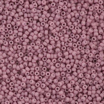 Toho Round Seed Bead 11/0 Opaque Matte Pastel Plumeria 2.5-inch Tube (765)