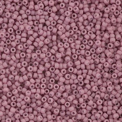 Toho Round Seed Bead 11/0 Opaque Matte Pastel Plumeria 2.5-inch Tube (765)