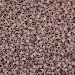 50g Toho Round Seed Bead 8/0 Copper Lined Alabaster (741)