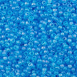 Miyuki Round Seed Bead 8/0 Transparent Matte Light Blue AB 22g Tube (148FR)