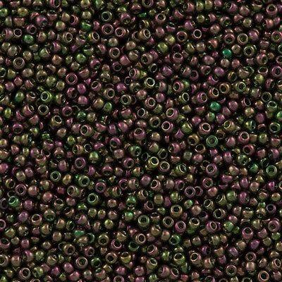 50g Toho Round Seed Bead 11/0 Gold Luster Olivine (323)
