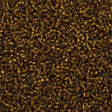 Miyuki Delica Seed Bead 11/0 Silver Glazed Light Brown 2-inch Tube DB1681