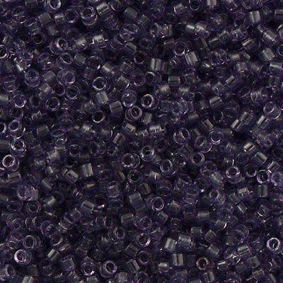 25g Miyuki Delica Seed Bead 11/0 Transparent Amethyst DB1105
