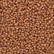 Toho Round Seed Bead 11/0 PermaFinish Matte Galvanized Rose Gold 2.5-inch Tube (551PFF)