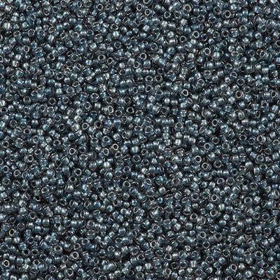 Toho Round Seed Bead 15/0 Inside Color Lined Colonial Blue 2.5-inch Tube (288)