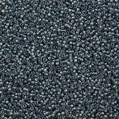 Toho Round Seed Bead 15/0 Inside Color Lined Colonial Blue 2.5-inch Tube (288)