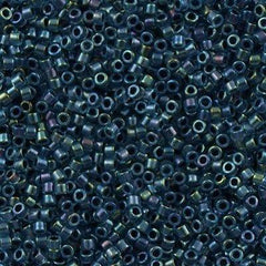 25g Miyuki Delica Seed Bead 11/0 Inside Dyed Color Midnight Blue DB286