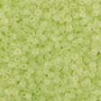 50g toho Round Seed Bead 8/0 Transparent Matte Citrus Spritz (15F)