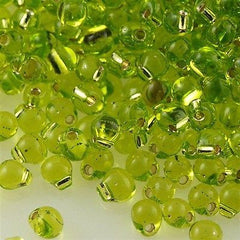 Miyuki Drop Fringe Seed Bead Silver Lined Lime Green 24g Tube (14)