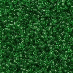 Miyuki Delica Seed Bead 11/0 Transparent Green 7g Tube DB705