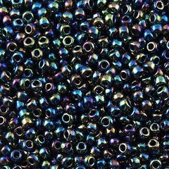 50g Toho Round Seed Bead 8/0 Metallic Abalone Iris (86)