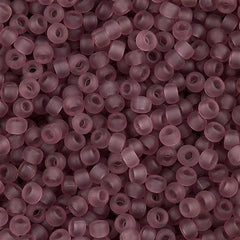 Miyuki Round Seed Bead 6/0 Matte Amethyst 20g Tube (142F)