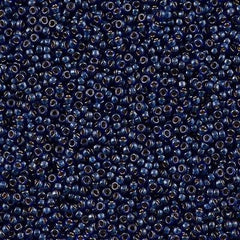 Miyuki Round Seed Bead 15/0 Lined Cobalt Luster 2-inch Tube (2244)