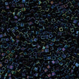 Miyuki 1.8mm Cube Seed Bead Metallic Blue AB 10g (452)