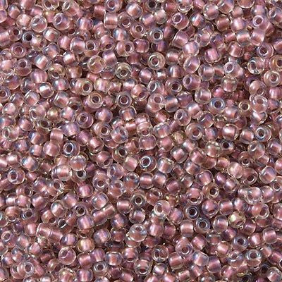 Toho Round Seed Beads 6/0 Inside Color Lined Pale Lavender 5.5-inch tube (267)