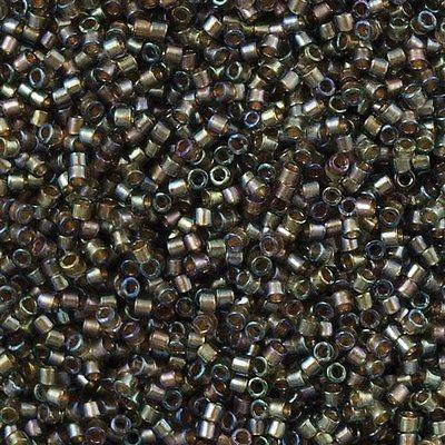 25g Miyuki Delica Seed Bead 11/0 Inside Dyed Color Grey Stone DB1773