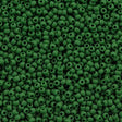 Toho Round Seed Bead 11/0 Opaque Matte Forest Green 2.5-inch Tube (47HF)