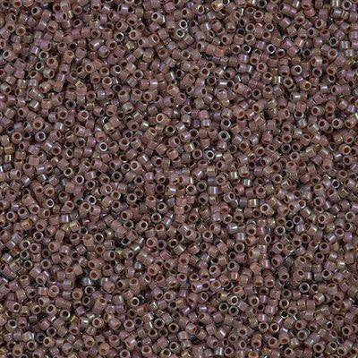 Miyuki Delica Seed Bead 11/0 Inside Dyed Color Silverberry 2-inch Tube DB1749