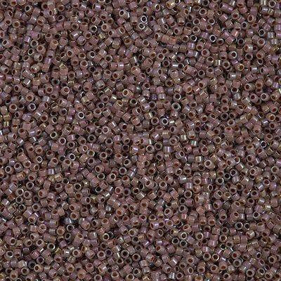 Miyuki Delica Seed Bead 11/0 Inside Dyed Color Silverberry 2-inch Tube DB1749
