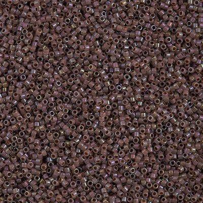 25g Miyuki Delica Seed Bead 11/0 Inside Dyed Color Silverberry DB1749