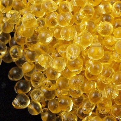 Miyuki Drop Fringe Seed Bead Transparent Light Amber 24g Tube (132)
