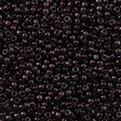 Toho Round Seed Bead 11/0 Transparent Dark Amethyst 2.5-inch Tube (6C)