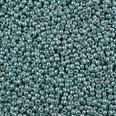 50g Miyuki Round Seed Bead 11/0 Galvanized Dark Blue Grey (1059D)