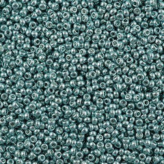 50g Miyuki Round Seed Bead 11/0 Galvanized Dark Blue Grey (1059D)
