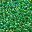 50g Miyuki Round Seed Bead 11/0 Transparent Light Green AB (179L)