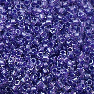 Miyuki Delica Seed Bead 11/0 Shimmering Purple 2-inch Tube DB906