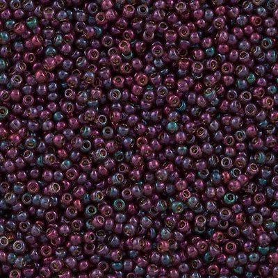 Toho Round Seed Bead 11/0 Gold Luster Marionberry 19g Tube (425)