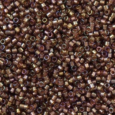 Miyuki Delica Seed Bead 11/0 Inside Dyed Color Amethyst Mauve 7g Tube DB1759