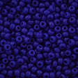 Miyuki Round Seed Bead 6/0 Opaque Matte Cobalt 20g Tube (414F)
