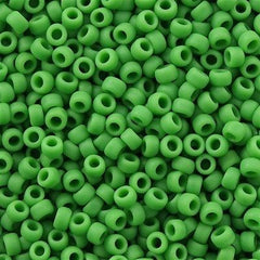 Toho Round Seed Bead 11/0 Opaque Matte Mint 2.5-inch Tube (47F)